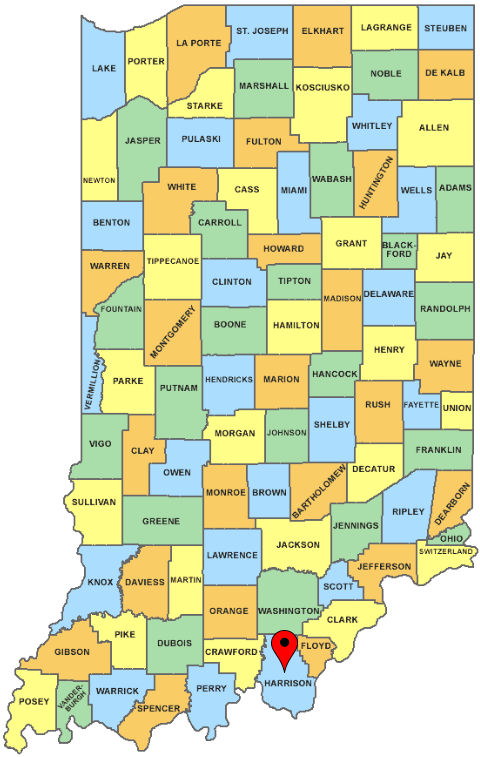 Fast Facts, from Get Indiana: Which Town was IN's First State Capital?