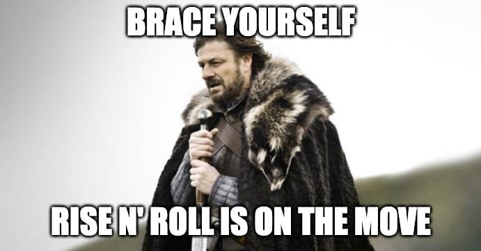 Rise n’ Roll sets sights North, from Get Fishers: ⛵️ Money night