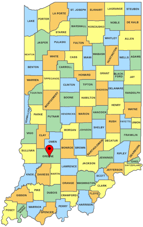 Fast Facts, from Get Indiana: Size Matters in This Indiana Small Town: Bloomfield 🚂🌉