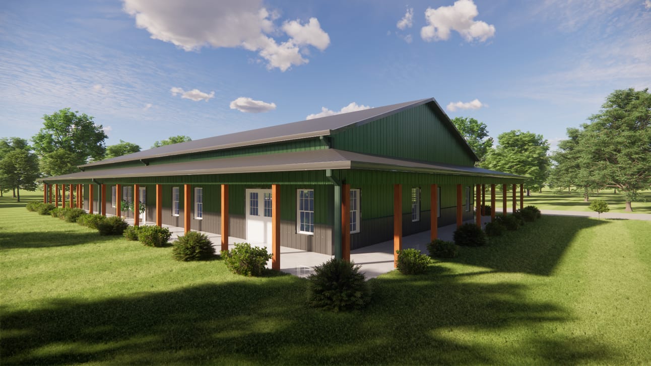 Rendering of the new agripark building