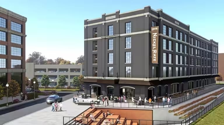 Rendering from the Hotel Nickel Plate website