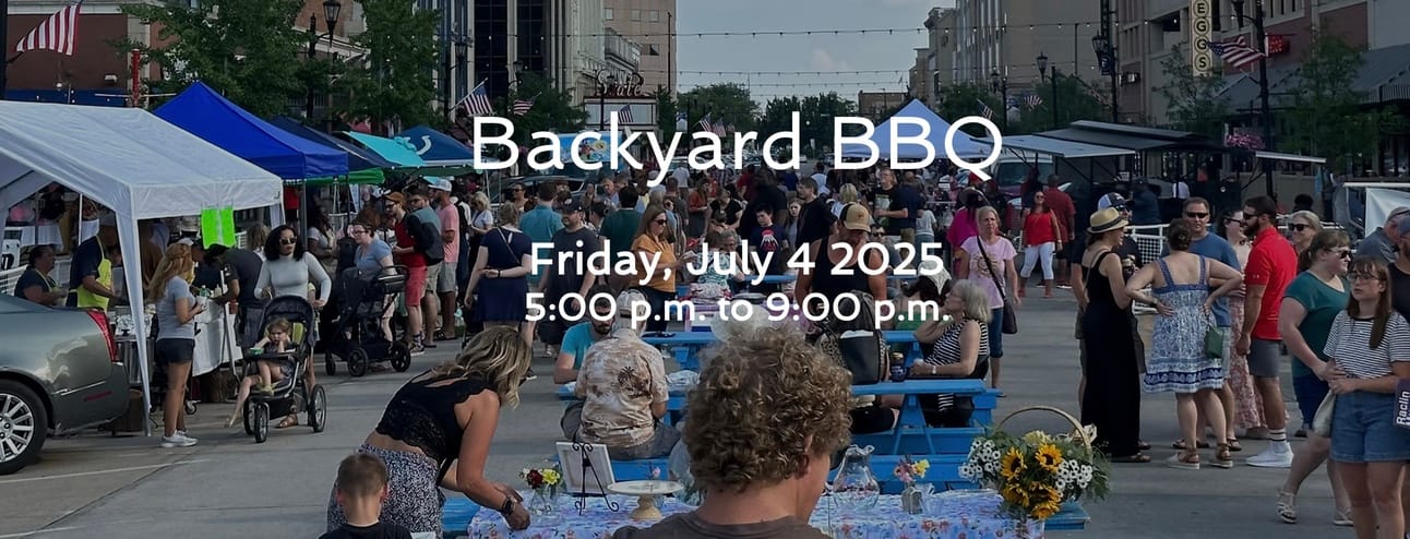 First Friday in Downtown South Bend: Backyard BBQ, from Get South Bend: 🍀 Vote For Your Favorite Coffee Shop