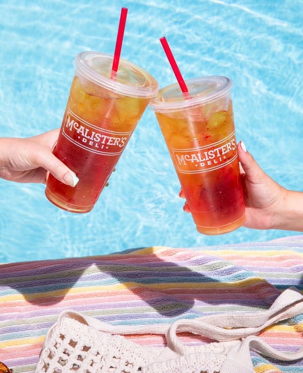 On Thursday, July 16, McAlister’s Deli is offering everyone a free tea.