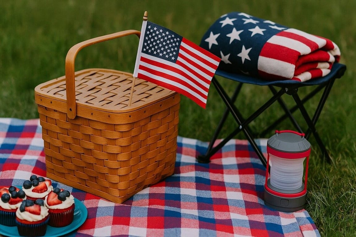 Fourth of July Desserts & Decorations, from Get Indiana: Sun, Sand, Freedom — IN Beaches to Visit this Weekend! 🏖