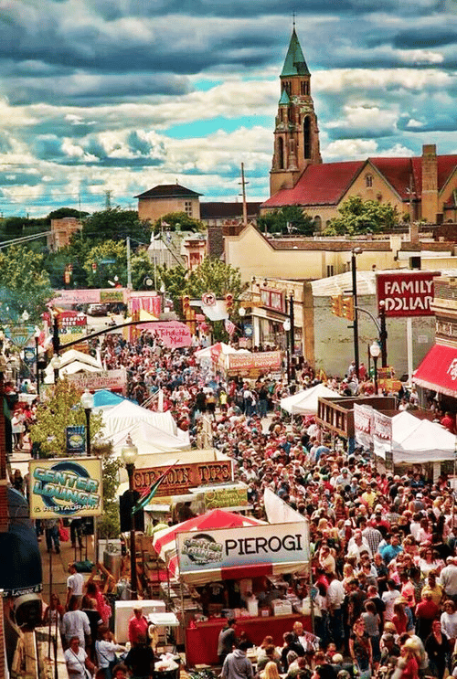 Festival Fun, from Get Indiana: Pierogies & Lake Michigan: What Makes Whiting Worth the Trip 🥟🌆