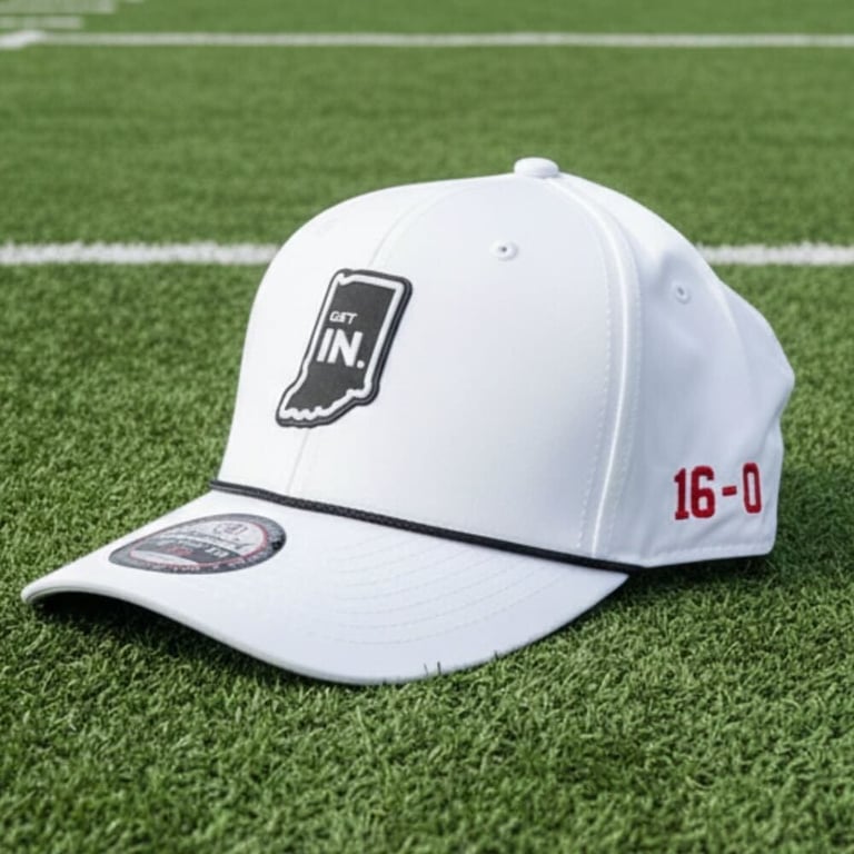 Get IN x “16-0” Snapback Hats Available, from Get Indiana: 🏆Hoosier Natty + the Winter Gem Veal's Ice Tree