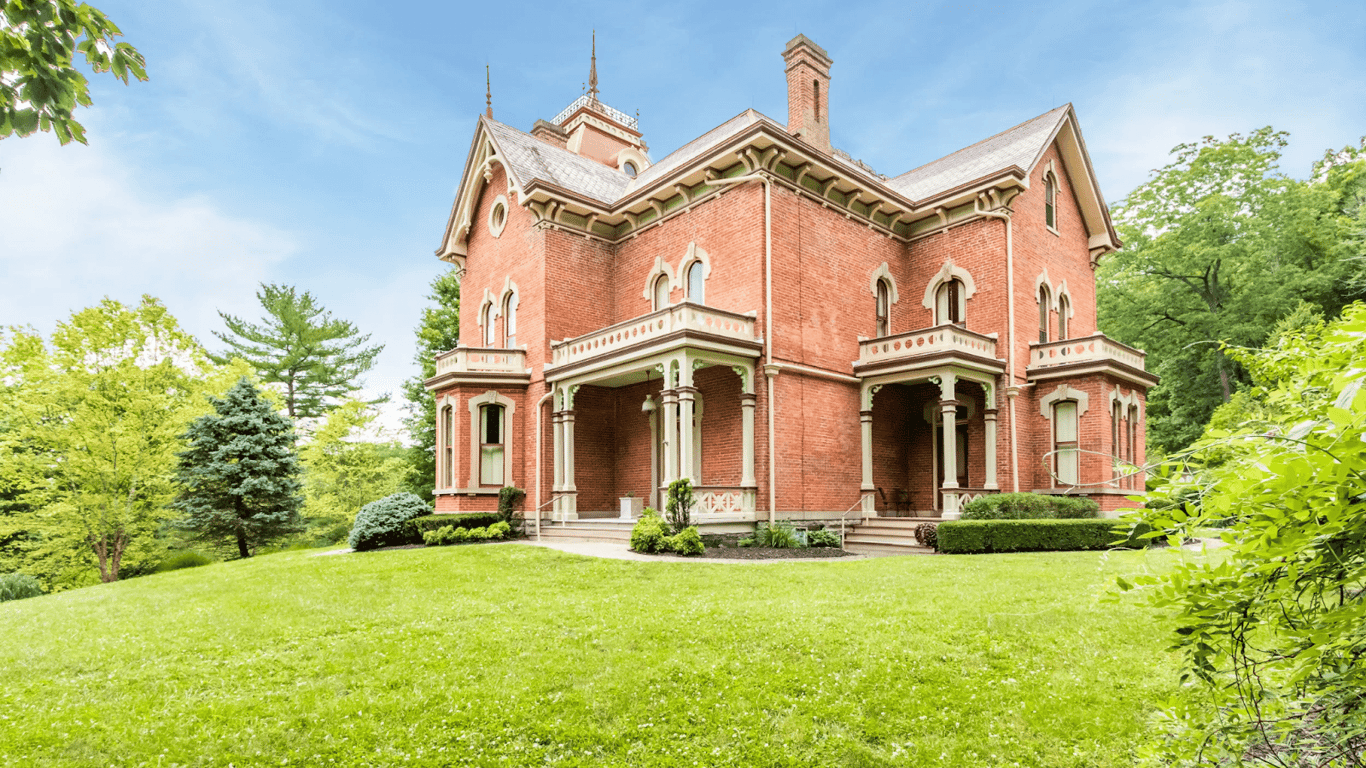 Schenck Mansion, the 35-room historic home of Kat Von D in Vevay, Indiana
