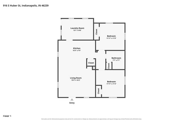 916 S Huber Street, Indianapolis, IN 46239, photo 4 of 36