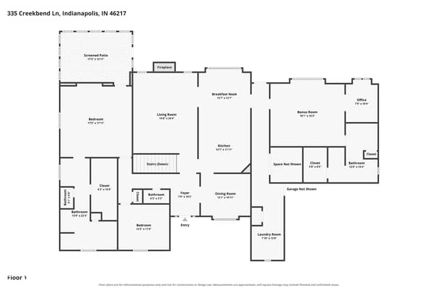 335 Creekbend Lane, Indianapolis, IN 46217, photo 4 of 100