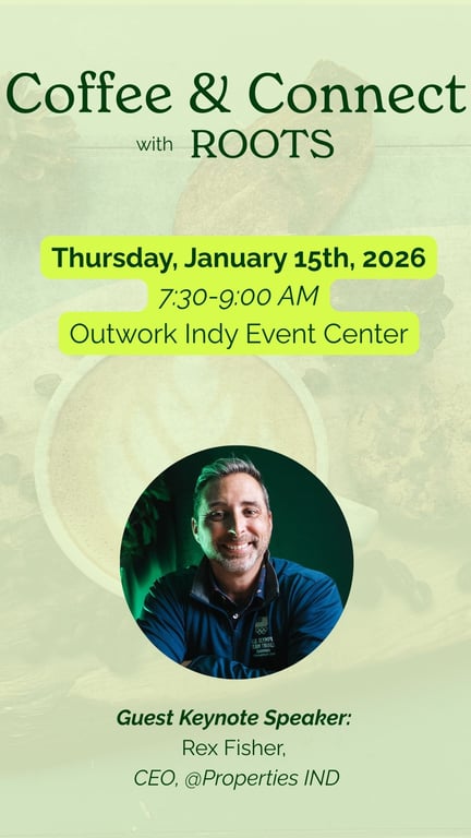 Jan Coffee & Connect, from Roots Events: We're Two Days Away...