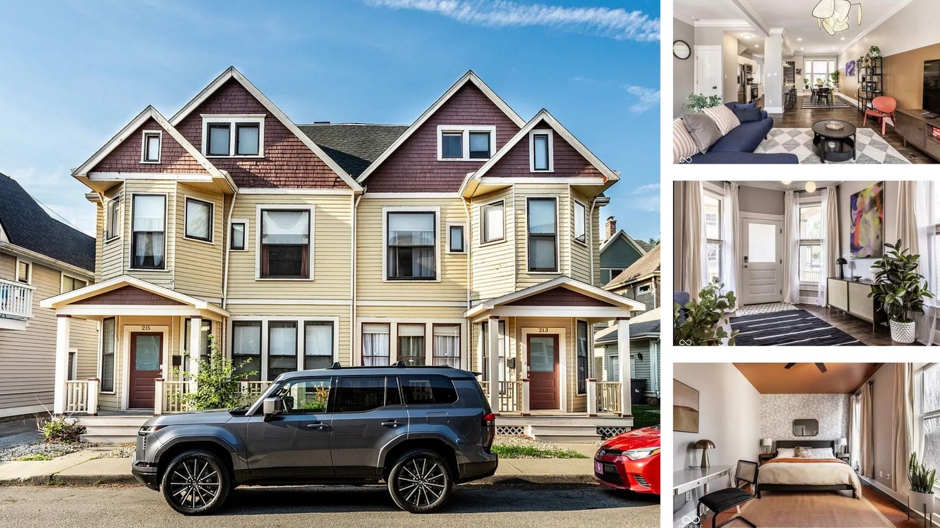 213–215 E 15th St, Indianapolis, IN 46202 Check It Out Here | STR Duplex | Old Northside Asking Price: $750,000