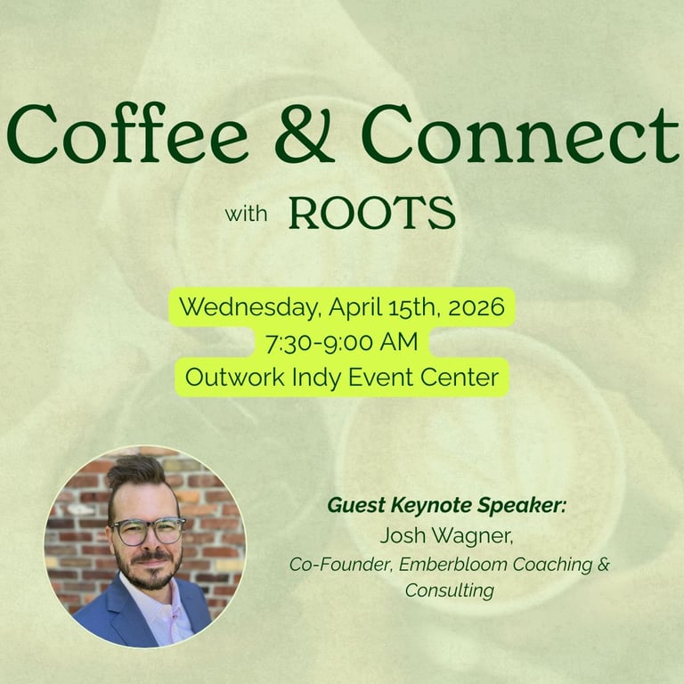 ALSO UPCOMING:, from Roots Events: Indy Money Stories That Are Unbelievable