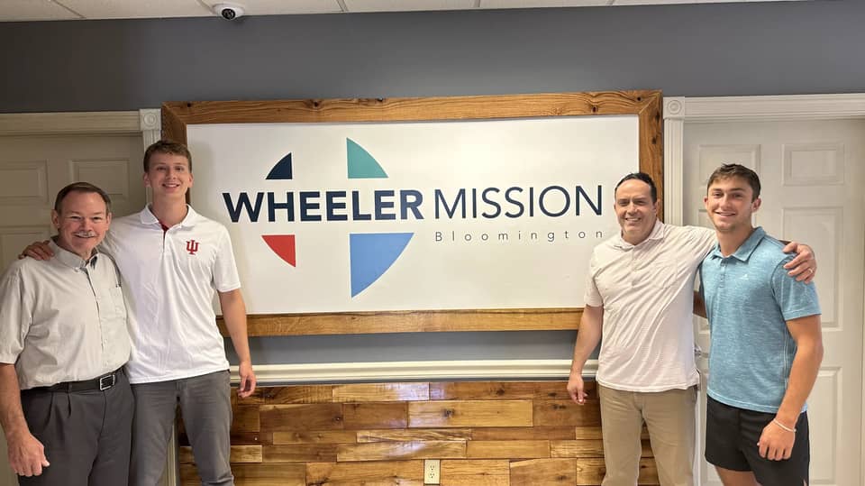 Brothers at Wheeler Mission in Bloomington