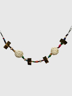 Деревʼяна іграшка | Біла | L