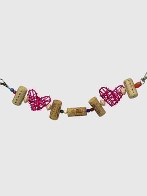 Коркова іграшка | Малинове серце | L