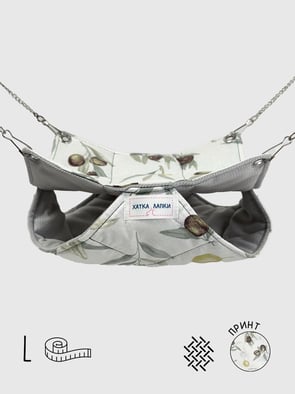 Двоповерховий Гамачок | Оливка | L