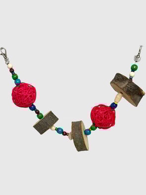 Деревʼяна іграшка | Червона | L