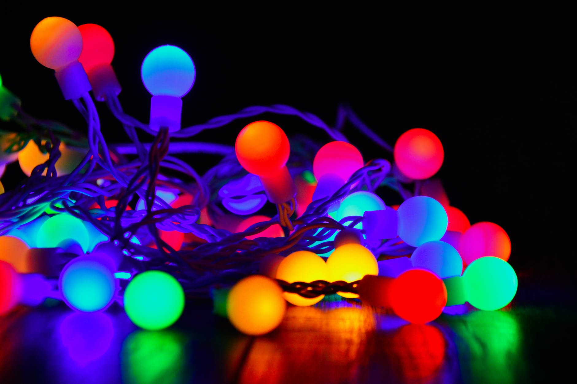 multicolored link light decor