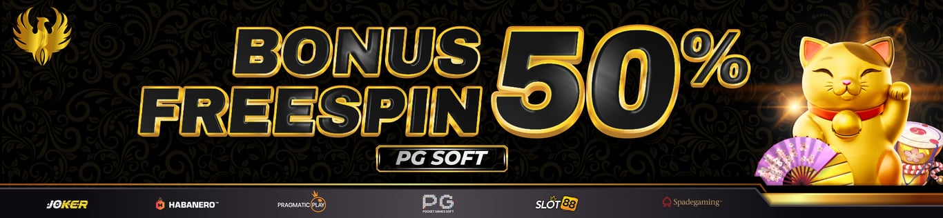 Bonus Free Spin 50% PG Soft