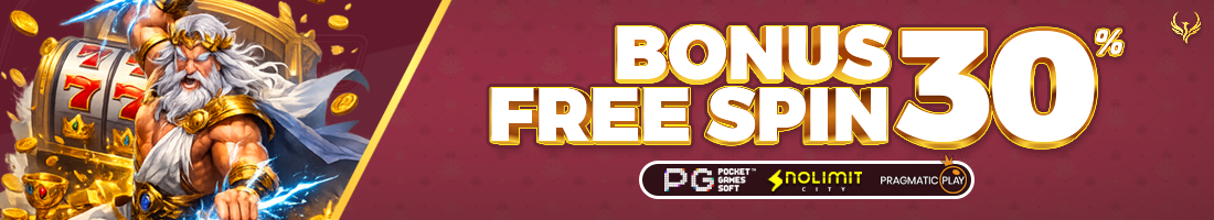 BONUS FREE SPIN 30%