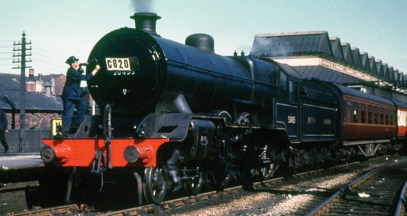 L&YR Class 8 No.50455 at Blackpool Central 1951
