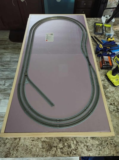 N scale double loop