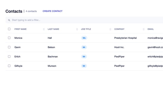Contact management