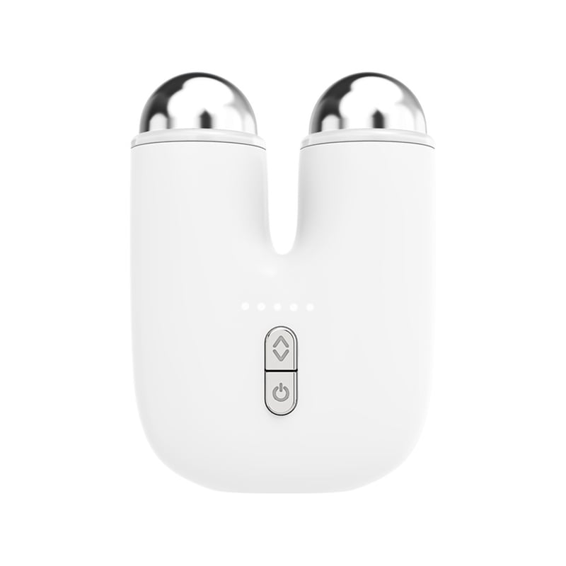 The facial toning device in white