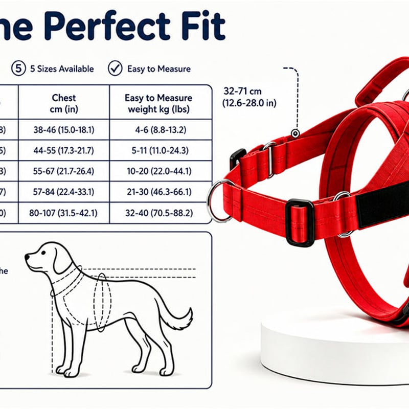 No-Pull Padded Mesh Dog Harness — supplier product photo 2