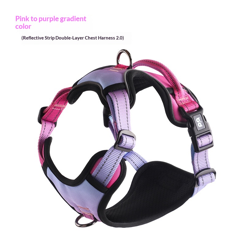 Reflective Gradient Dog Harness — supplier product photo 4