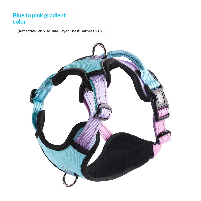 Reflective Gradient Dog Harness — supplier product photo 5