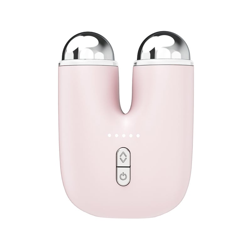 The facial toning device in pink