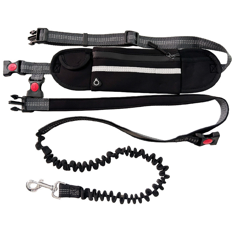 Hands-Free Running Leash With Waist Bag — supplier product photo 2
