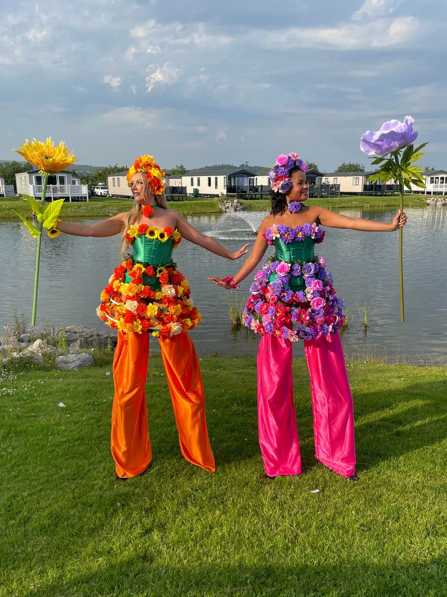 Stilt Walkers - Human Flowers image
