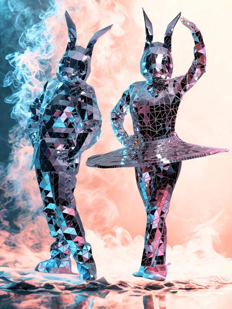 Mirror Bunnies image