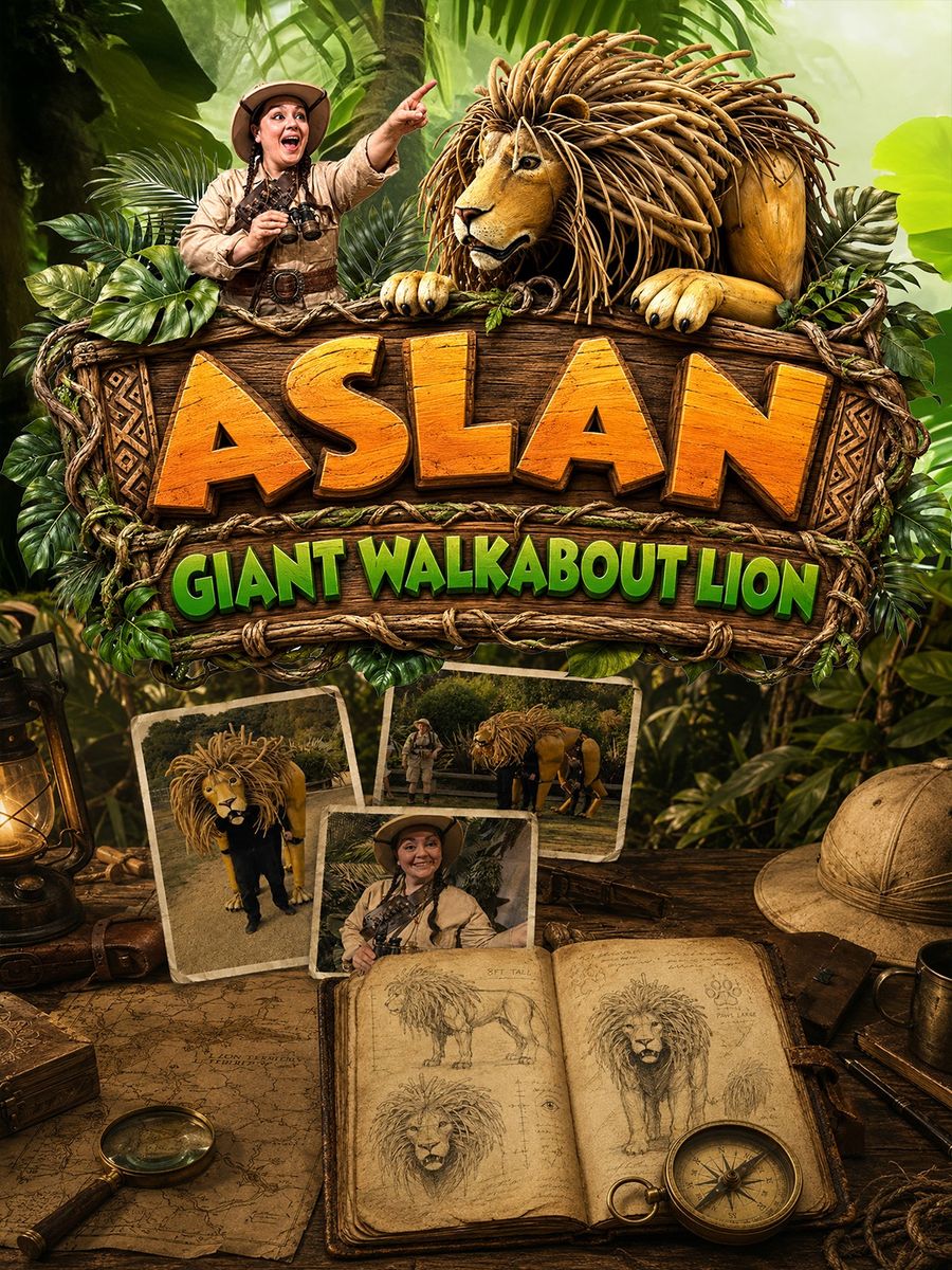 GIANT LION PUPPET - ASLAN image