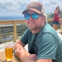 Me Enjoying Dirt Farm Brewery