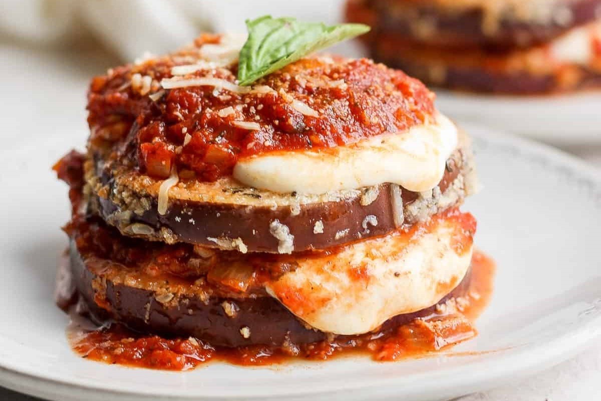 Elevated Eggplant Parmesan with Cannabutter Crust