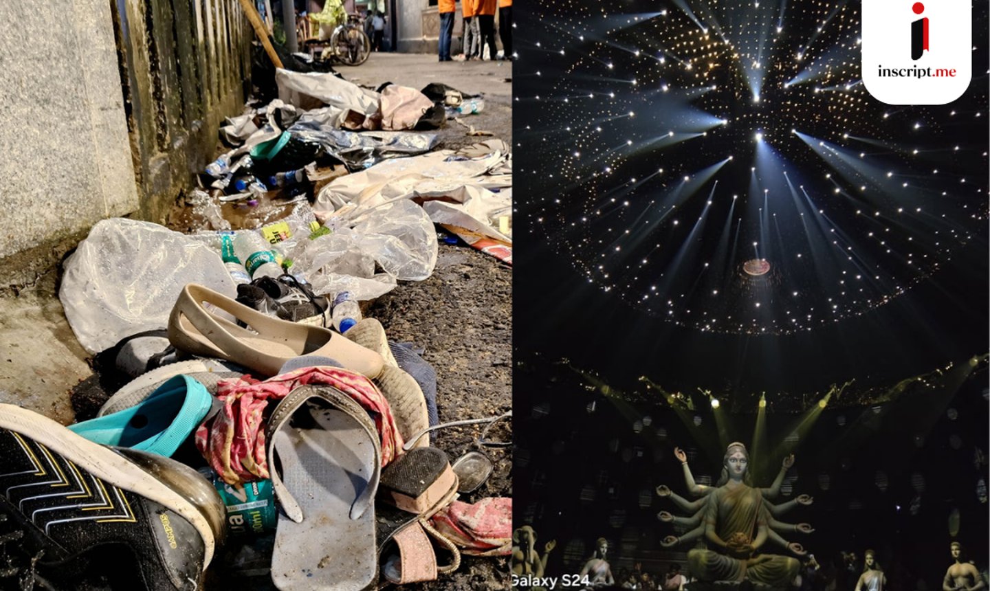 Darkness inside the pandal: Eyewitness raises serious questions about crowd management