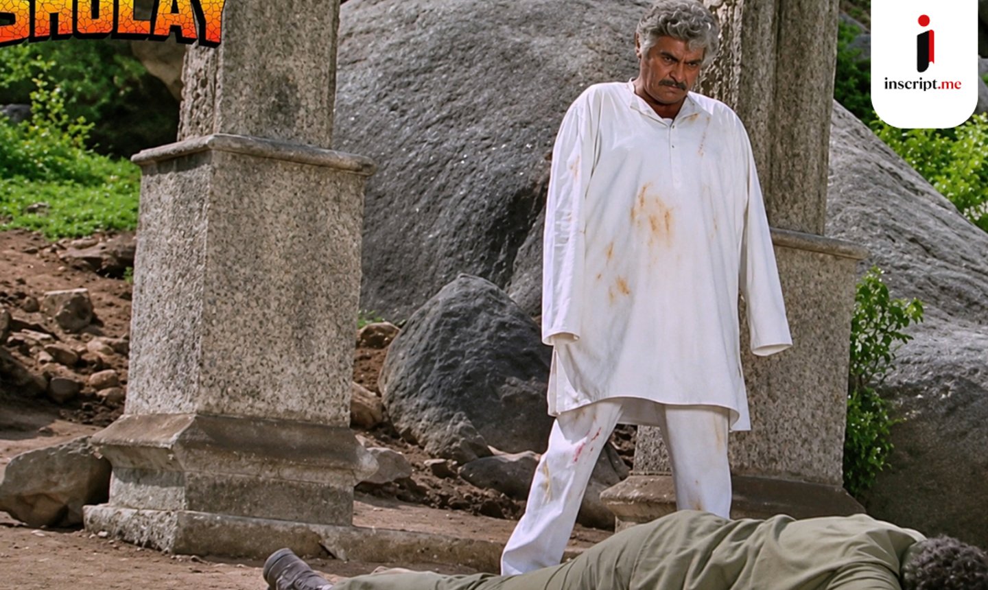 From Sholay: The Final Cut (2025): Thakur kills Gabbar in the film’s original ending.