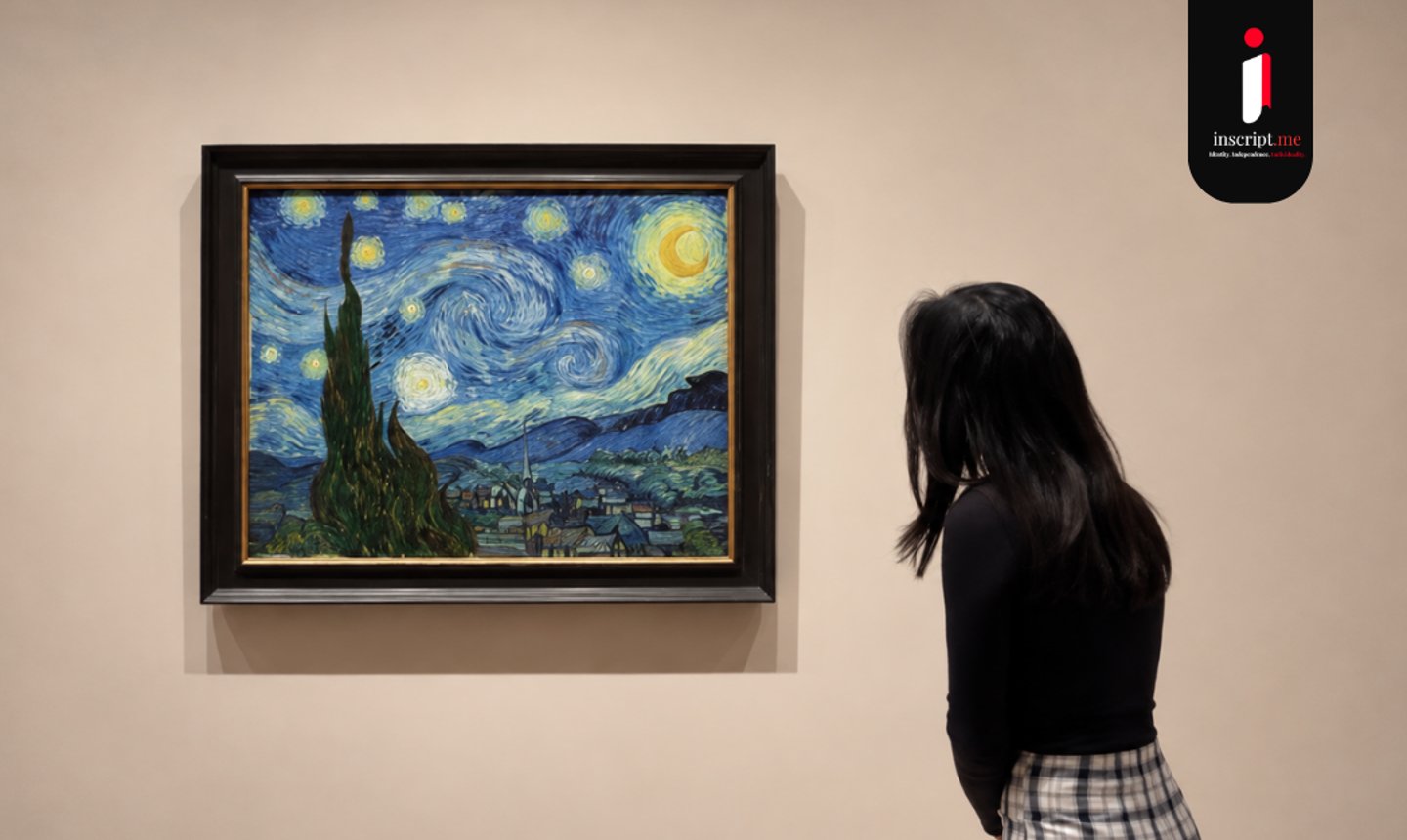 The Starry Night By Vincent Van Gogh (June, 1889), Museum of Modern Art, New York.