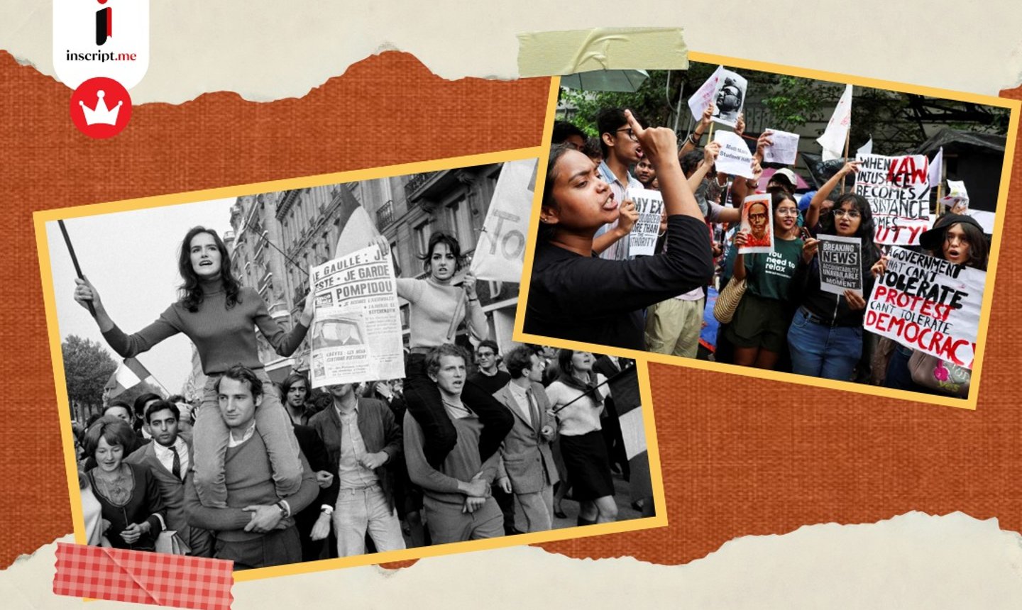 সরবোন থেকে যন্তরমন্তর: যে আগুন বারবার বদলে দেয় পৃথিবীকে