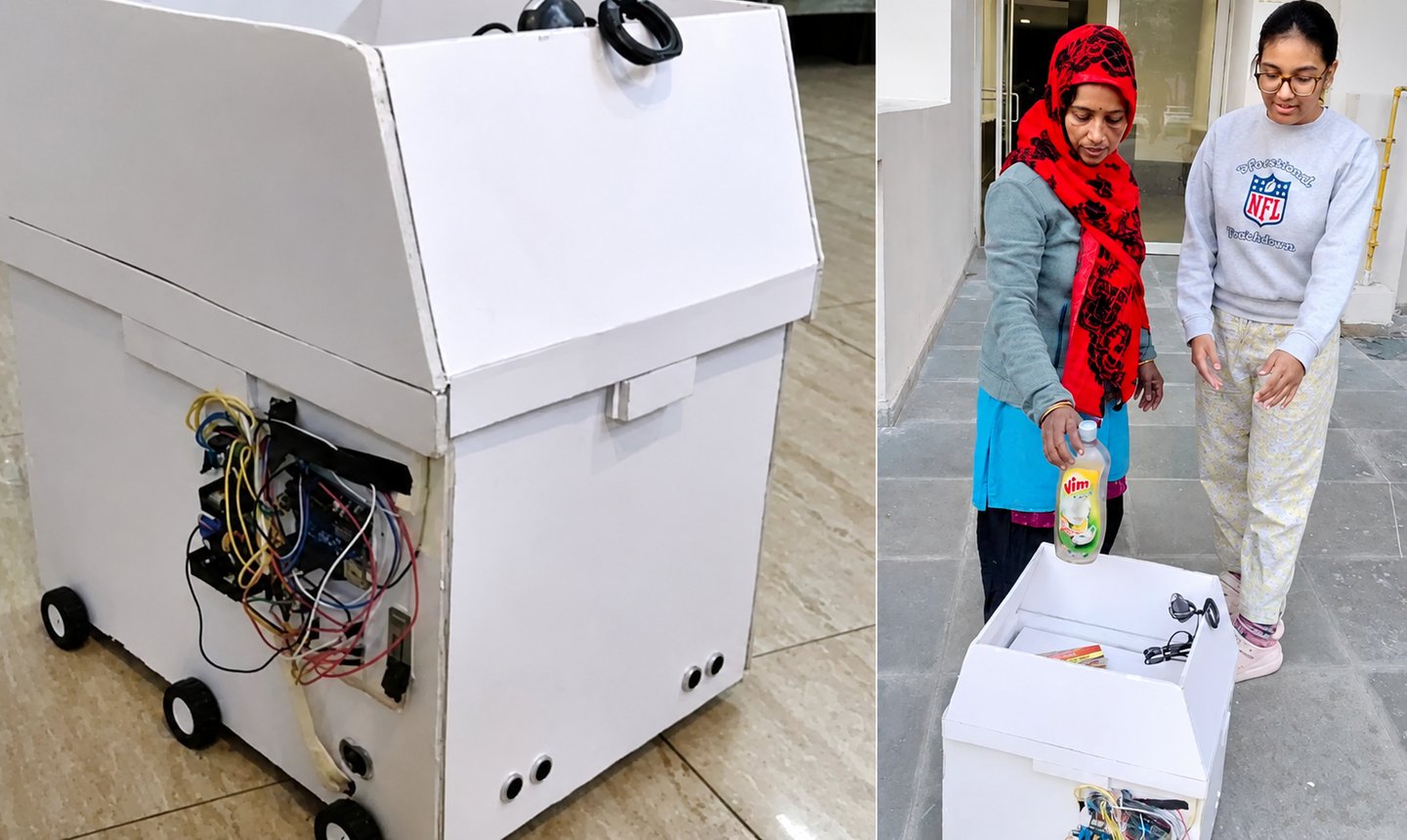 ১৭ বছরের এক কিশোরীর আবিষ্কার! এবার রোবটই কুড়িয়ে নেবে রাস্তার ময়লা