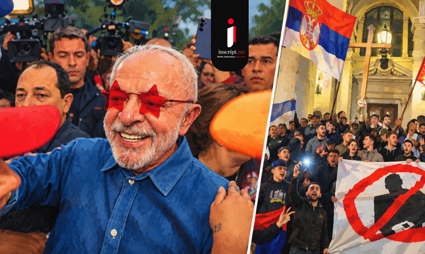 Lula da Sliva amid supporters in Brazil; students protesters rally in Serbia
