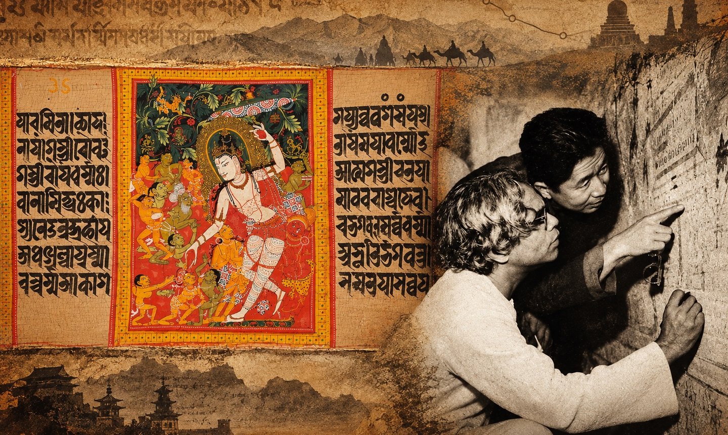 রেশম পথের ‘সাধুরা' যখন সংস্কৃত বলতেন