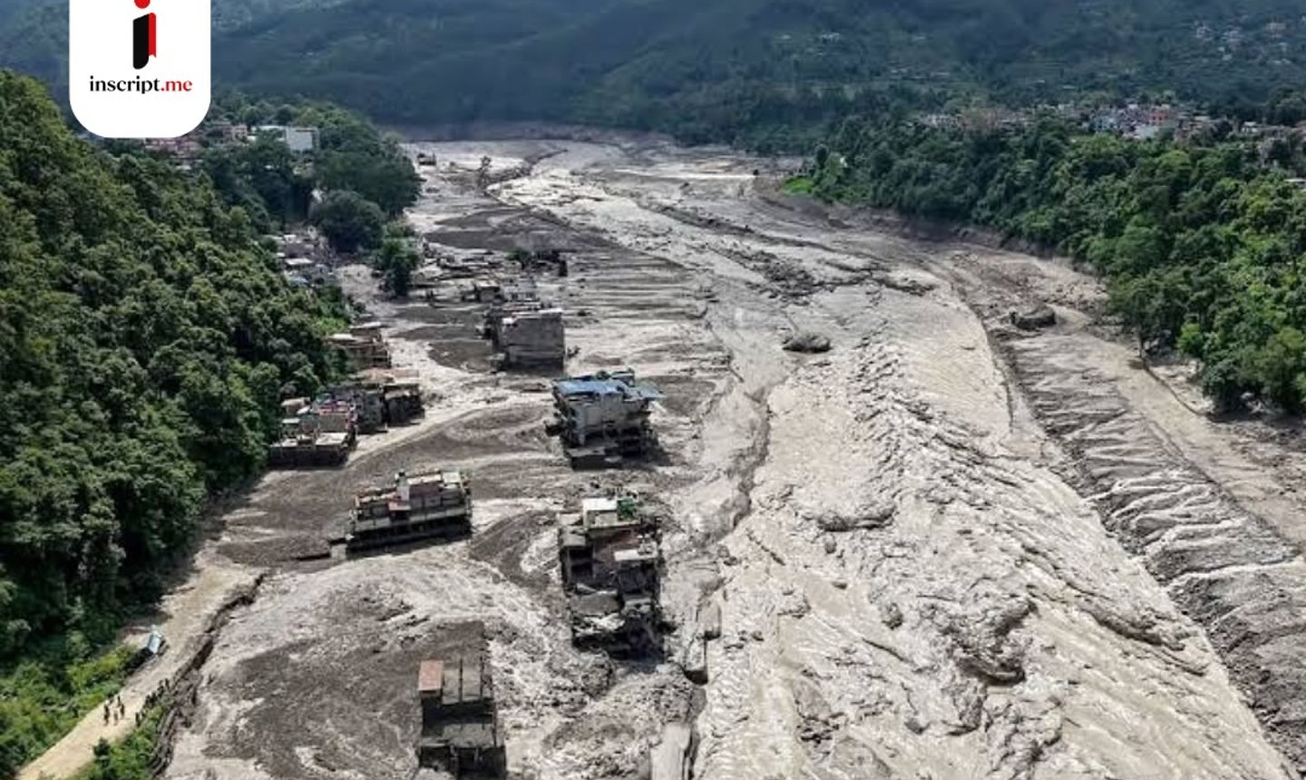 Nepal flood : How a landslide triggered a flash flood that put rivers at risk
