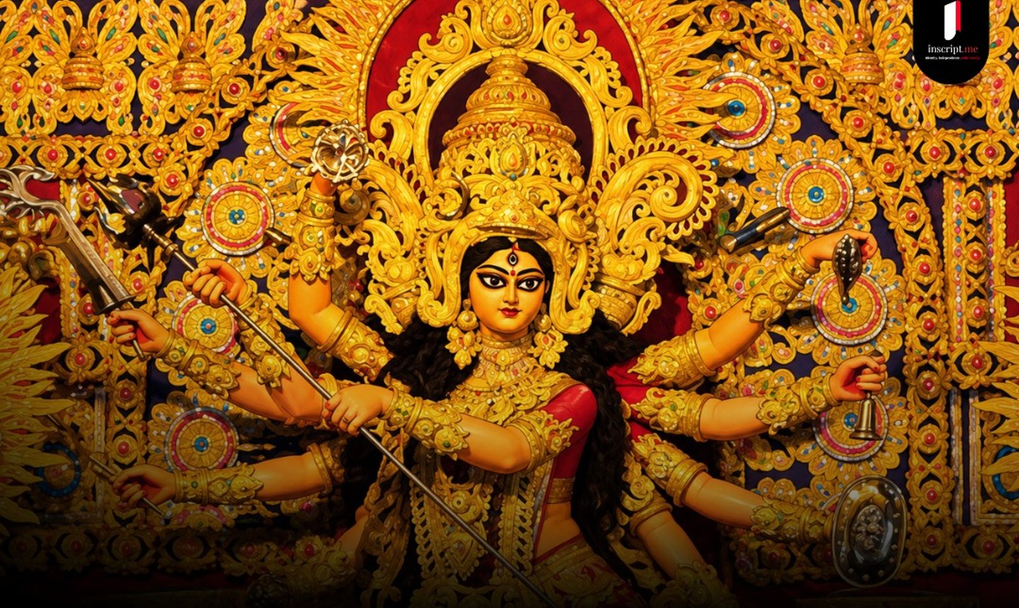 দশপ্রহরণধারিণী, দশ হাতের দশ অস্ত্রের অর্থেই লুকিয়ে সৃষ্টি থেকে প্রলয়ের রহস্য