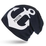 City-Beanie "Moin" Anker Mütze Maritim Anker, Mütze, Baumwolle, Liebe, Natur, Design qxls96i5C024_MOIN_2 (1)