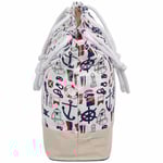Shopper Einkaufstasche Strandtasche Weiss Maritim TT-m10—2