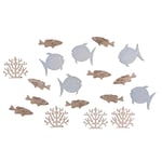 Holz-Streuteile Fische + Koralle, 20 Stück 56994000_PF